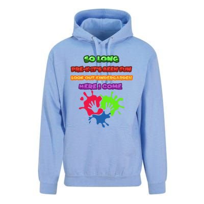 PreK School Funny Kindergarten Gift Unisex Surf Hoodie