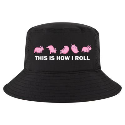 Pig Swine Farm Animal Funny This Is How I Roll Pig Cool Comfort Performance Bucket Hat