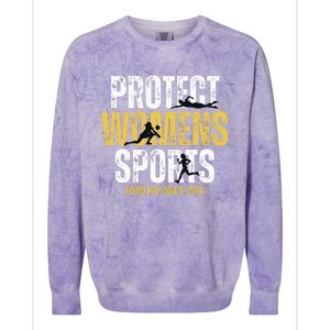 Protect Sports From Biological Political Colorblast Crewneck Sweatshirt