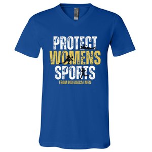 Protect Sports From Biological Political V-Neck T-Shirt