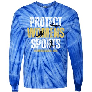 Protect Sports From Biological Political Tie-Dye Long Sleeve Shirt