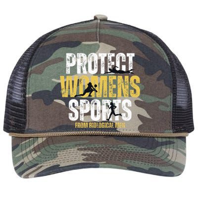 Protect Sports From Biological Political Retro Rope Trucker Hat Cap