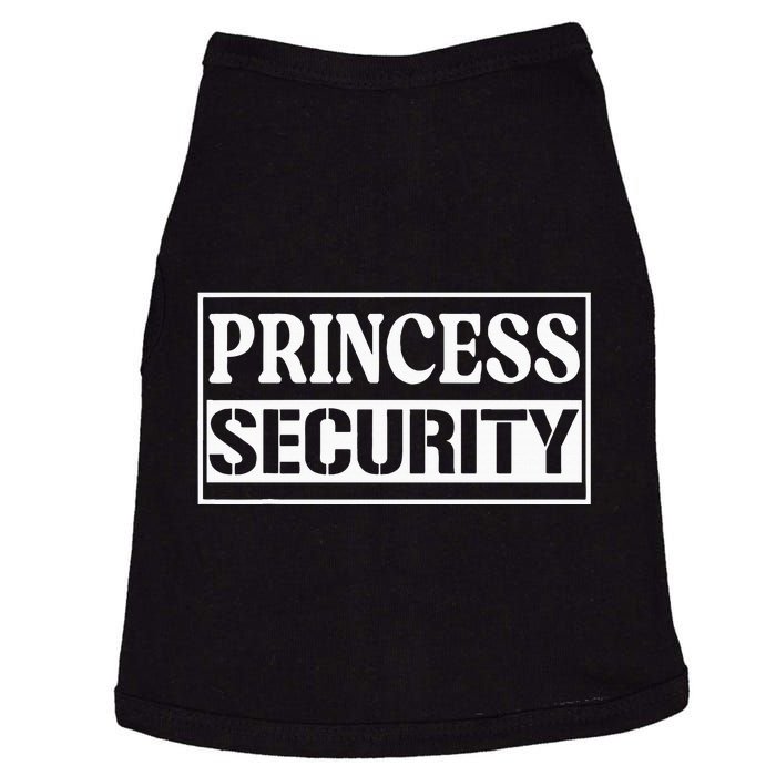 Princess Security Funny Birthday Halloween Party Design Doggie Tank