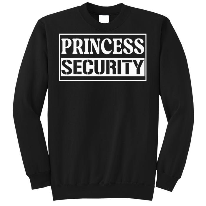 Princess Security Funny Birthday Halloween Party Design Sweatshirt