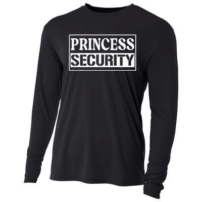 Princess Security Funny Birthday Halloween Party Design Cooling Performance Long Sleeve Crew