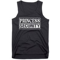 Princess Security Funny Birthday Halloween Party Design Tank Top