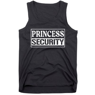 Princess Security Funny Birthday Halloween Party Design Tank Top