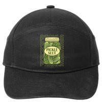 Pickle Slut Funny Pickle Slut Who Loves Pickles Apaprel 7-Panel Snapback Hat