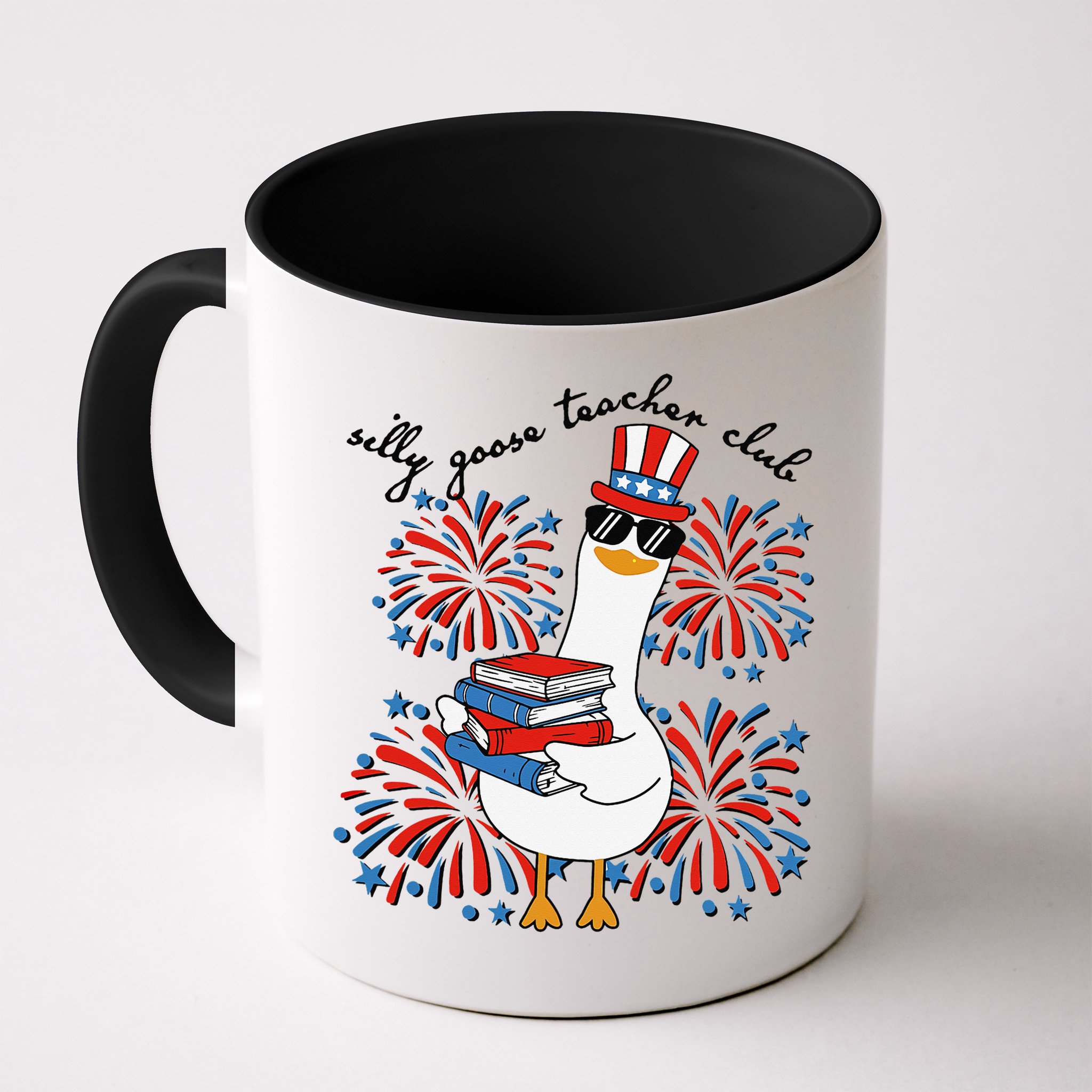 Patriotic Silly Goose Teacher Club 4th Of July Teacher Life Mug