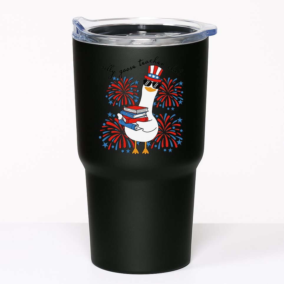 Patriotic Silly Goose Teacher Club 4th Of July Teacher Life Tumbler