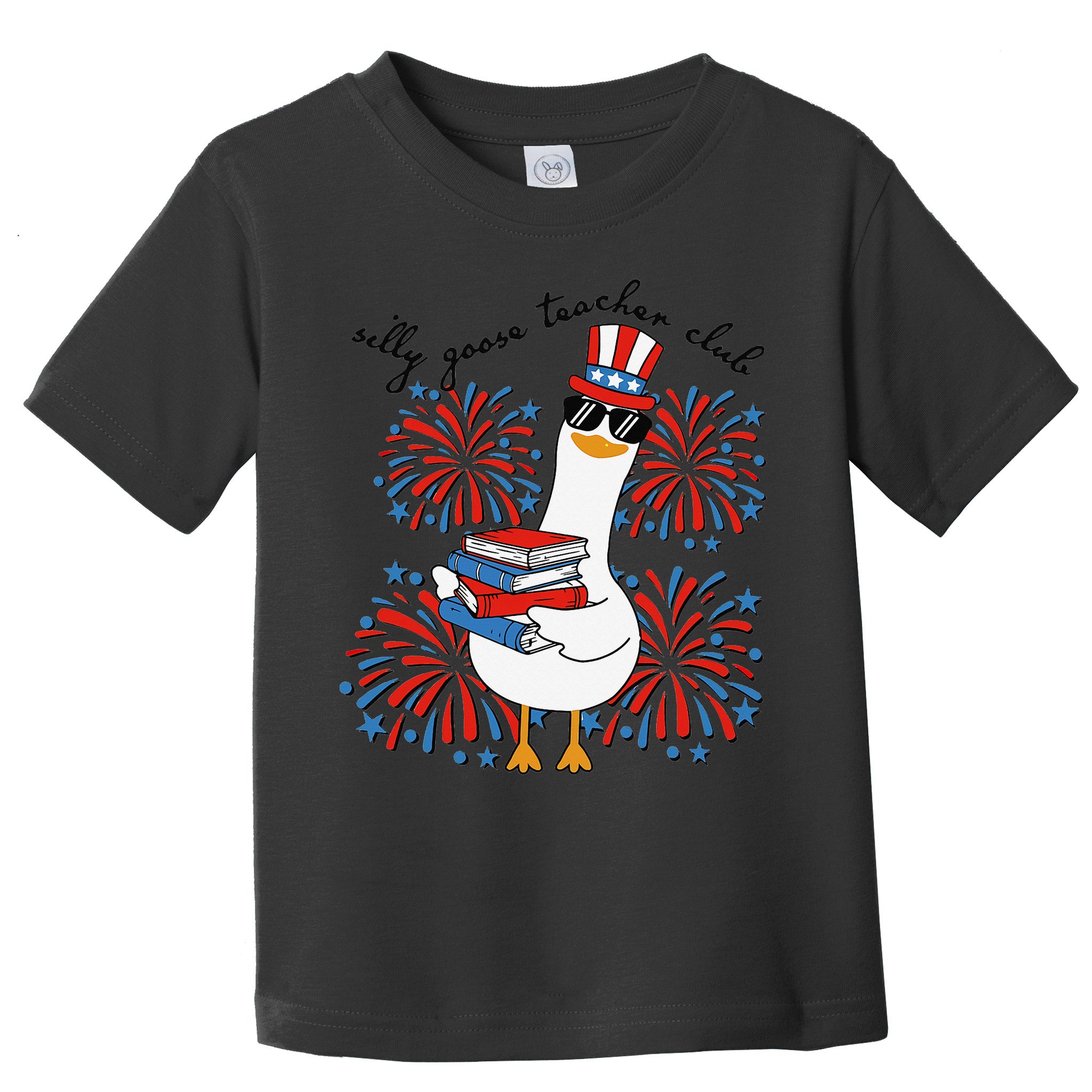Patriotic Silly Goose Teacher Club 4th Of July Teacher Life Toddler T-Shirt