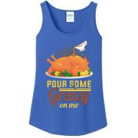 Pour Some Gravy On Me Thanksgiving Day Thanksgiving Day Funny Gift Ladies Essential Tank