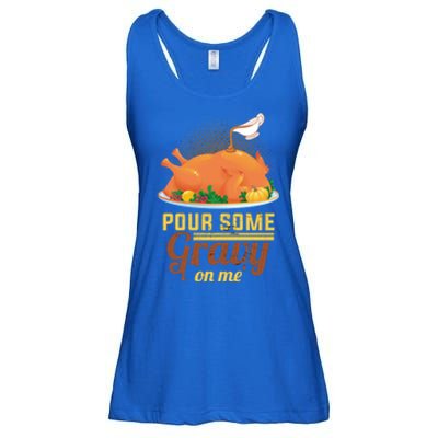 Pour Some Gravy On Me Thanksgiving Day Thanksgiving Day Funny Gift Ladies Essential Flowy Tank