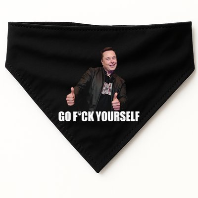 Papa Swolio Go Fuck Yourself Thumbs Up Funny Elon Musk USA-Made Doggie Bandana