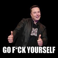 Papa Swolio Go Fuck Yourself Thumbs Up Funny Elon Musk Impact Tech Backpack
