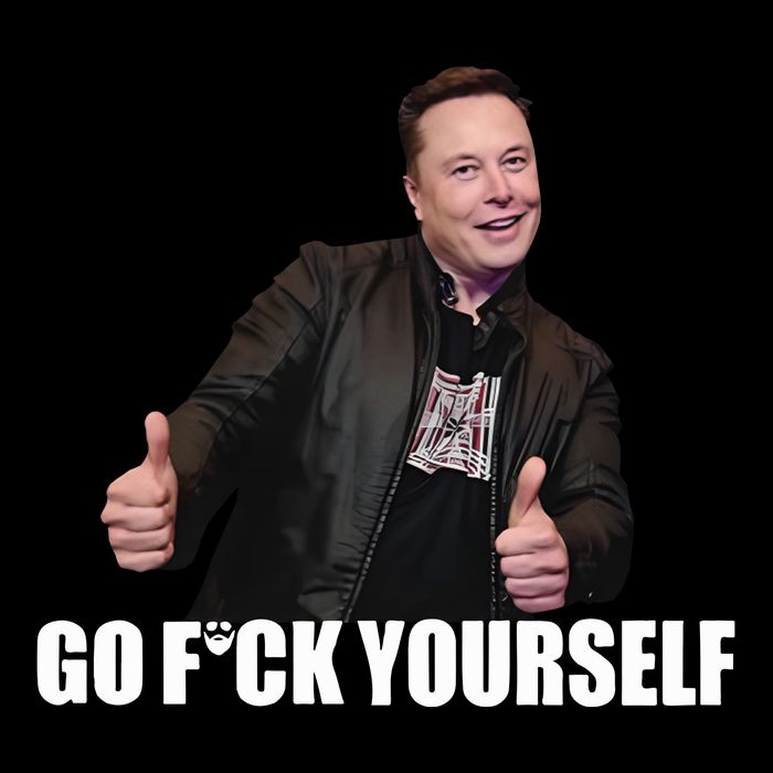 Papa Swolio Go Fuck Yourself Thumbs Up Funny Elon Musk Impact Tech Backpack