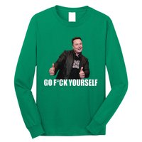 Papa Swolio Go Fuck Yourself Thumbs Up Funny Elon Musk Long Sleeve Shirt