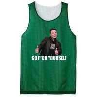 Papa Swolio Go Fuck Yourself Thumbs Up Funny Elon Musk Mesh Reversible Basketball Jersey Tank