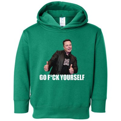 Papa Swolio Go Fuck Yourself Thumbs Up Funny Elon Musk Toddler Hoodie