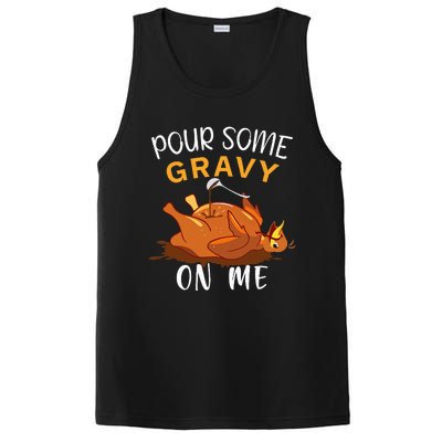 Pour Some Gravy on Me Happy Turkey Day Thanksgiving  PosiCharge Competitor Tank