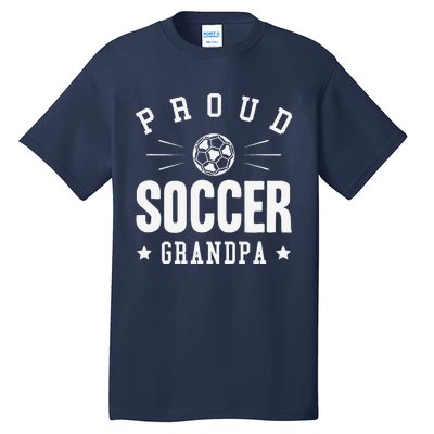 Proud Soccer Grandpa Gift Tall T-Shirt