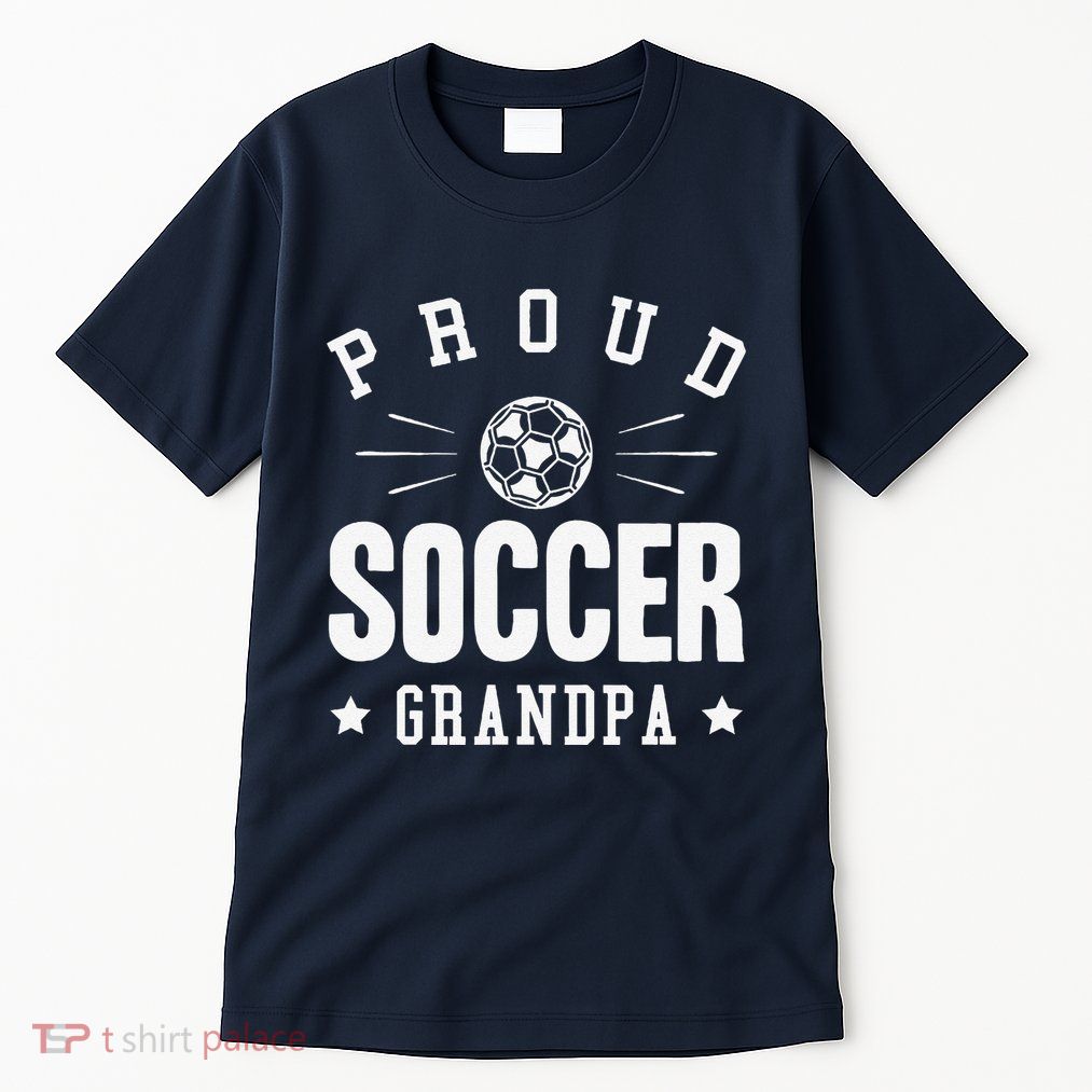 Proud Soccer Grandpa Gift Tall T-Shirt