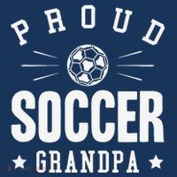 Proud Soccer Grandpa Gift Tall T-Shirt