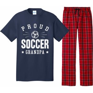 Proud Soccer Grandpa Gift Pajama Set