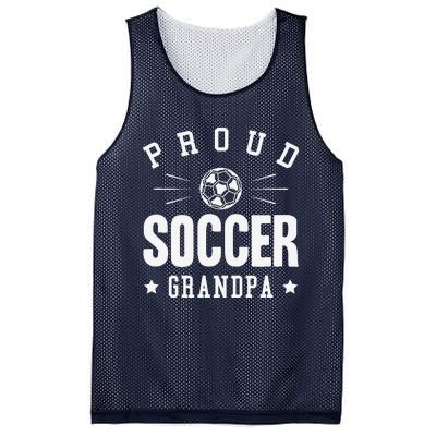 Proud Soccer Grandpa Gift Mesh Reversible Basketball Jersey Tank