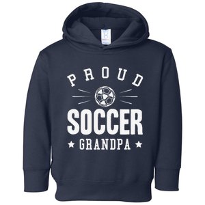 Proud Soccer Grandpa Gift Toddler Hoodie