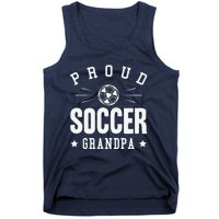 Proud Soccer Grandpa Gift Tank Top