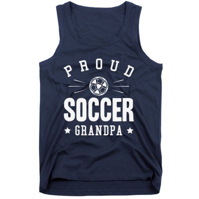 Proud Soccer Grandpa Gift Tank Top