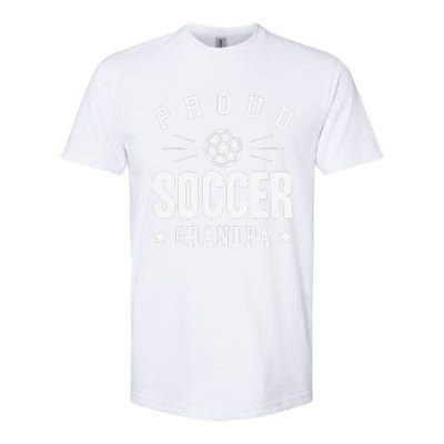 Proud Soccer Grandpa Gift Softstyle® CVC T-Shirt