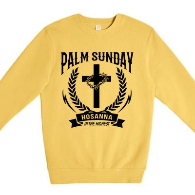 Palm Sunday Gift Meaningful Gift Palm Leaf Funny Gift Meaningful Gift Meaningful Premium Crewneck Sweatshirt