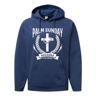 Palm Sunday Gift Meaningful Gift Palm Leaf Funny Gift Meaningful Gift Meaningful Performance Fleece Hoodie