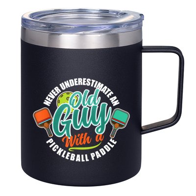 Pickleball Saying Grandma Old Guys 12oz Stainless Steel Coffee Mug