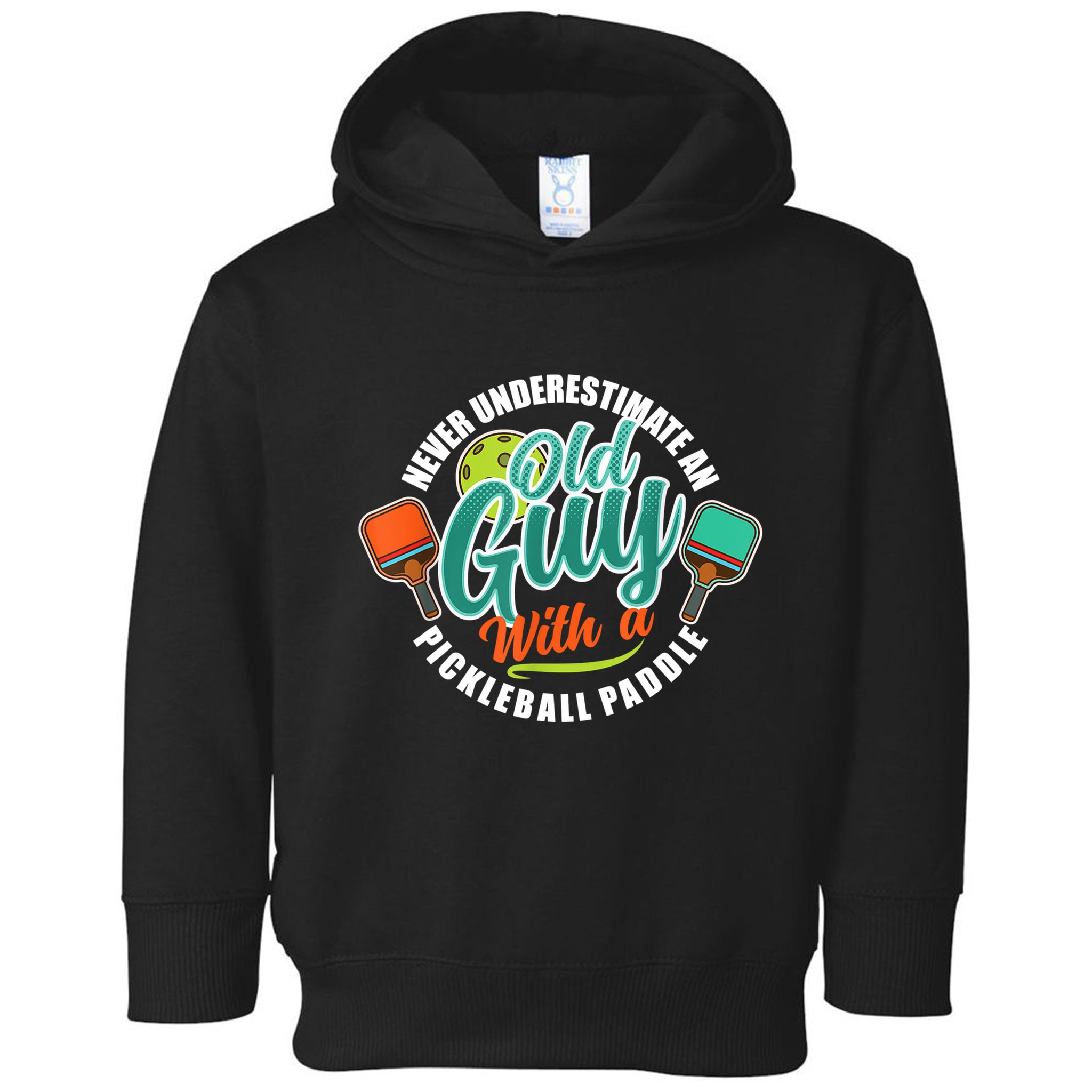 Pickleball Saying Grandma Old Guys Toddler Hoodie