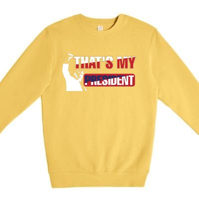 Patriotic Support Graphic Premium Crewneck Sweatshirt