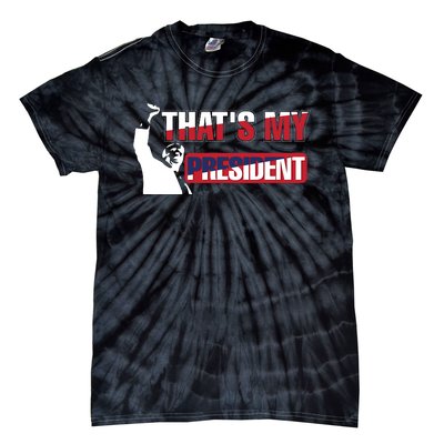 Patriotic Support Graphic Tie-Dye T-Shirt