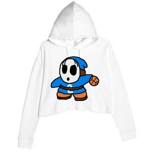 Paint Shy Gilgeous Alexander Crop Fleece Hoodie