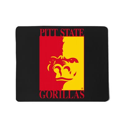 Pittsburg State Gorillas Pitt State Logo Mousepad