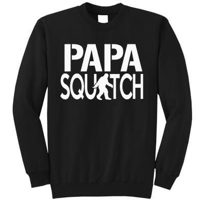 Papa Squatch Gifts for Dad Sasquatch Bigfoot Tall Sweatshirt