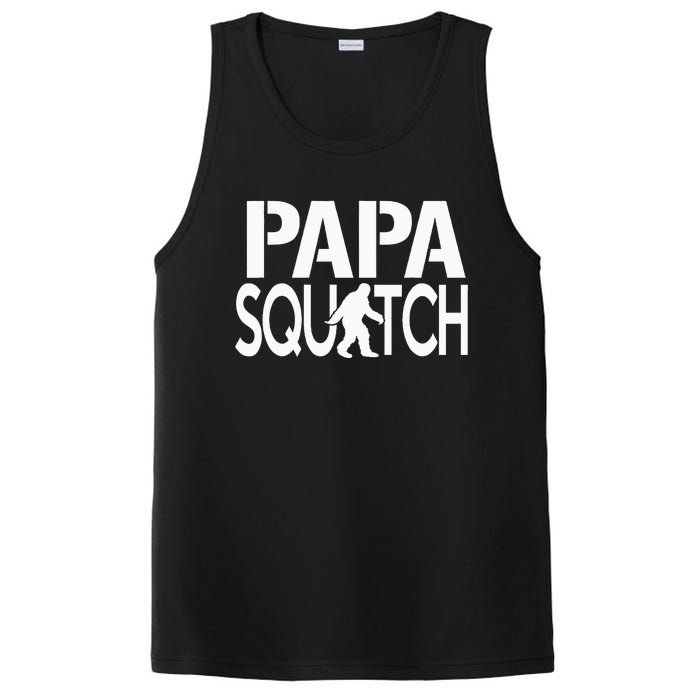 Papa Squatch Gifts for Dad Sasquatch Bigfoot PosiCharge Competitor Tank