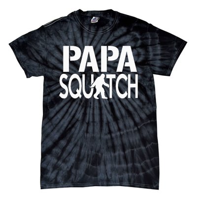 Papa Squatch Gifts for Dad Sasquatch Bigfoot Tie-Dye T-Shirt