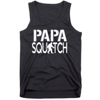 Papa Squatch Gifts for Dad Sasquatch Bigfoot Tank Top