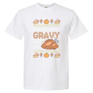 Pour Some Gravy On Me Funny Thanksgiving Turkey Gravy Cute Gift Garment-Dyed Heavyweight T-Shirt