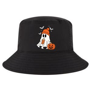 Pumpkin Spice Ghost Spooky Season Cool Comfort Performance Bucket Hat