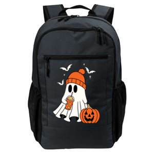 Pumpkin Spice Ghost Spooky Season Daily Commute Backpack