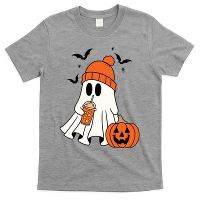 Pumpkin Spice Ghost Spooky Season T-Shirt