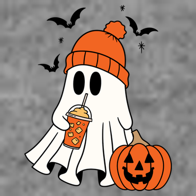 Pumpkin Spice Ghost Spooky Season T-Shirt